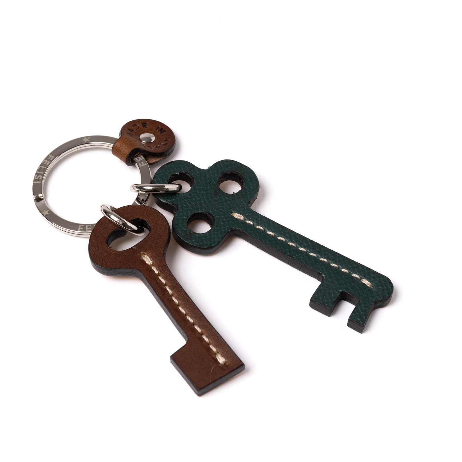 Key Chain "Chiavi in Pelle" made of Calfskin  - handmade
